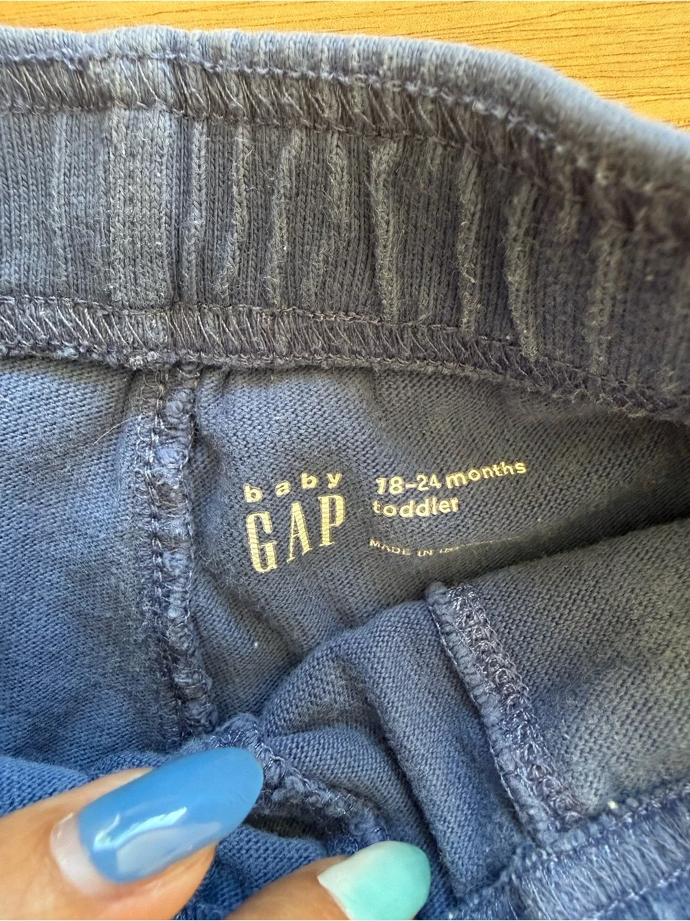 Baby Gap Navy Cargo Jogger Sweatpants 18-24 Months Toddler